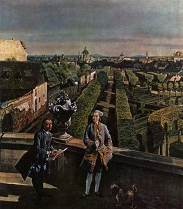 Vienna, Panorama dal Palais Kaunitz da Bernardo Bellotto